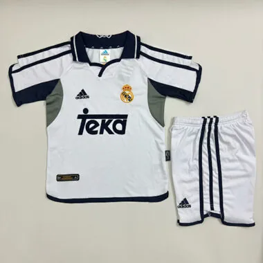 00-01 Real Madrid home retro kid kit