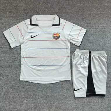 03-04 Barcelona away retro kid kit