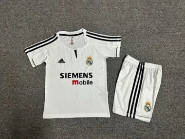 03-04 Real Madrid home retro kid kit