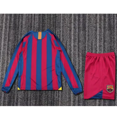 05-06 Barcelona Home League Edition Retro Kids Kit
