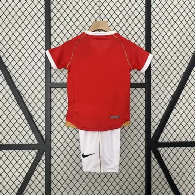 06-07 Manchester United home red retro kid kit