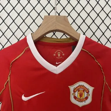 06-07 Manchester United home red retro kid kit