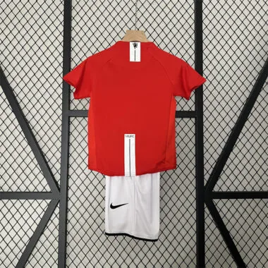 07-08 Manchester United home retro kid kit
