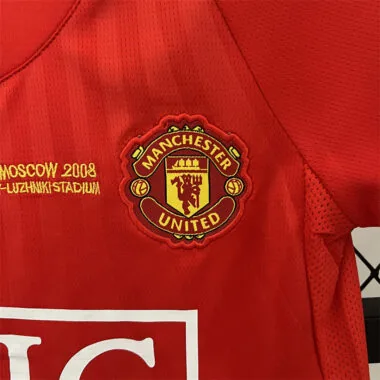 07-08 Manchester United home retro kid kit