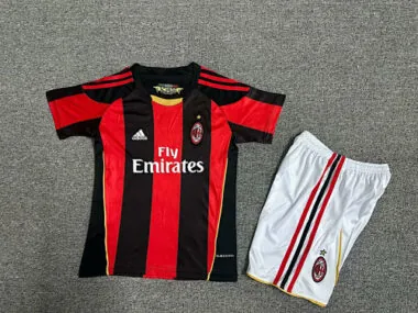 10-11 AC Milan home retro kid kit