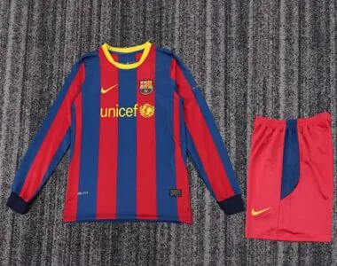 10-11 Barcelona Home Long Sleeve Kid Kit