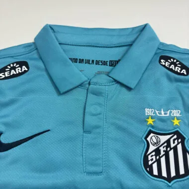 12-13 Santos away blue kid kit