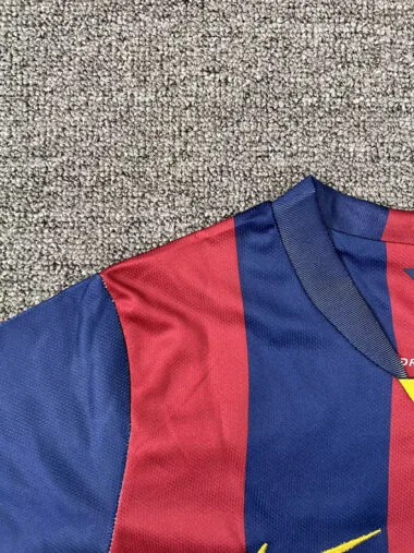 14-15 Barcelona home retro long sleeve kid kit
