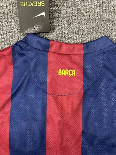 14-15 Barcelona home retro long sleeve kid kit