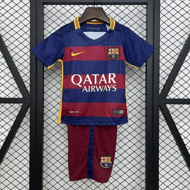 15-16 Barcelona home retro kid kit