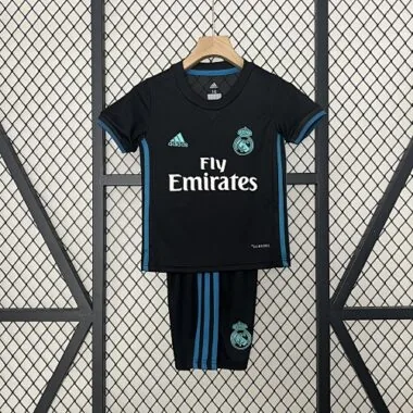 17-18 Real Madrid away retro kid kit