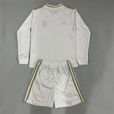 19-20 Real Madrid home long sleeve retro kid kit