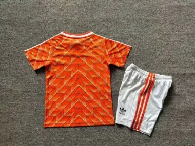 Maillot rétro pour enfant de l'équipe nationale des Pays-Bas (1988)
