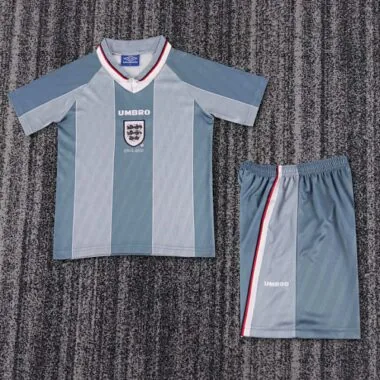 1996 England away retro kid kit