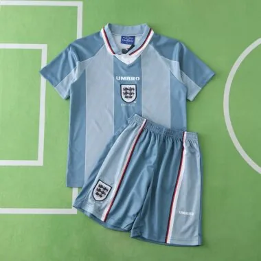 1996 England away retro kid kit