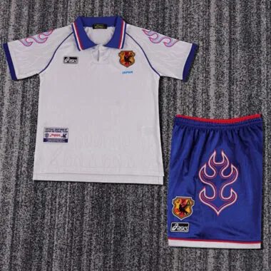1998 Japan away white retro kid kit