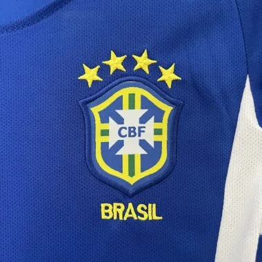 2002 Brazil away retro kid kit