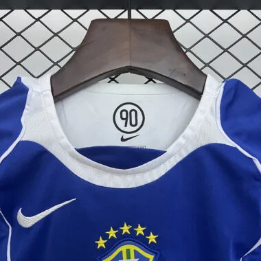 Maillot rétro pour enfant du Brésil (à l'extérieur) 2004