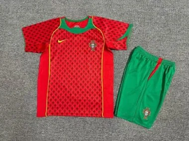 2004 Portugal home retro kid kit