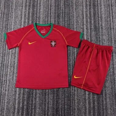 2006 Portugal home retro kid kit