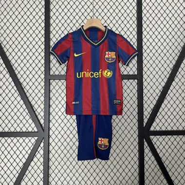 2009-10 Barcelona home retro kid kit