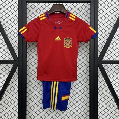 2010 Spain home retro kid kit