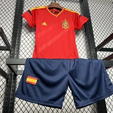 2012 Spain home retro kid kit