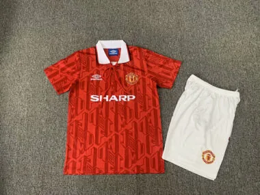 92-94 Manchester United home retro kid kit
