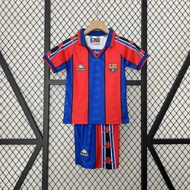 95-97 Barcelona home retro kid kit