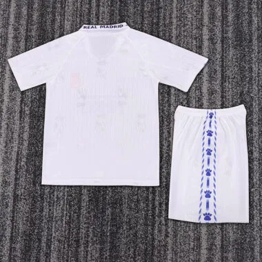 96-97 Real Madrid home retro kid kit