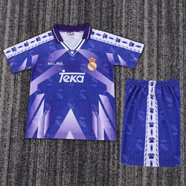 97-98 Real Madrid away retro kid kit