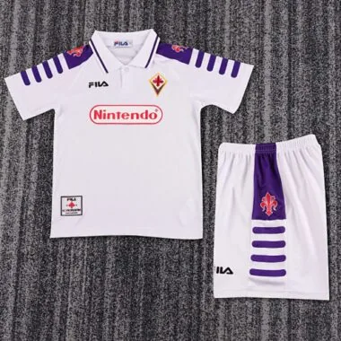 98-99 Fiorentina away retro kid kit