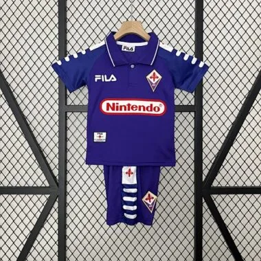 98-99 Fiorentina home retro kid kit