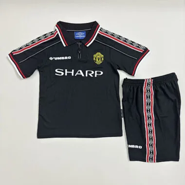 98-99 Manchester United away retro kid kit