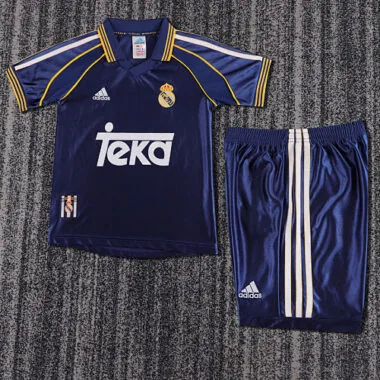 98-99 Real Madrid away retro kid kit