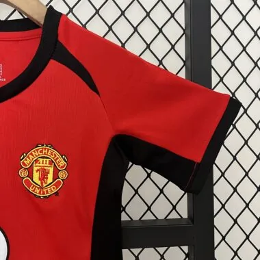 Manchester United 02-04 home kids retro jersey