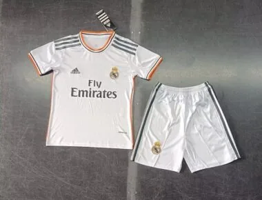 Real Madrid 2013-14 home retro Kids Kit