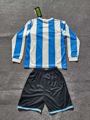 Retro 1986 Argentina Home Long Sleeve kid kit (Size 16-28)