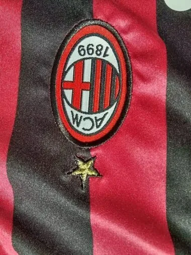 Retro 2009/10 AC Milan Home Long Sleeve kid kit (Size 16-28)