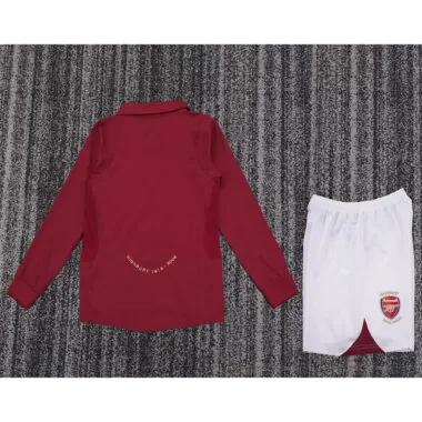 Retro Arsenal 2005/06 home Long Sleeve red Kids Kit (Size 16-28)