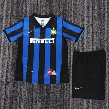 Retro Inter Milan 1998/99 Home kids kit size 16-28