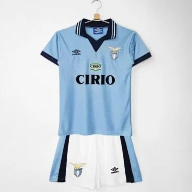 Retro Lazio 1996/97 Home kid kit size 16-28