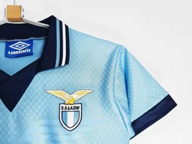 Retro Lazio 1996/97 Home kid kit (Size 16-28)