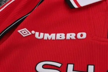 Retro Manchester united 1998/99 Home Long Sleeve kid kit (Size 16-28)