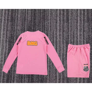 Retro Santos 2011/12 Pink long sleeves Kid Kit