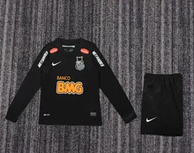 Retro Santos 2012-13 black long sleeves Kid Kit