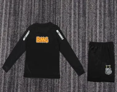 Retro Santos 2012-13 black long sleeves Kid Kit