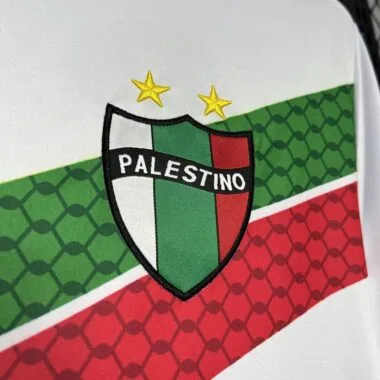 24-25 CD Palestino White Graffiti Jersey S-XXXXL