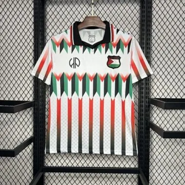 24-25 CD Palestino Hypepeace Joint Edition White Retro Jersey