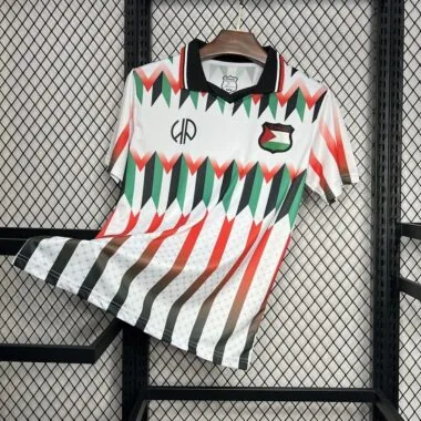 24-25 CD Palestino Hypepeace Joint Edition White Retro Jersey
